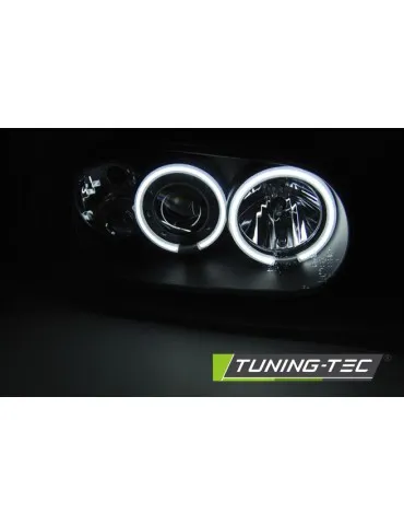 Phares noirs pour VW GOLF 4 09.97-09.03