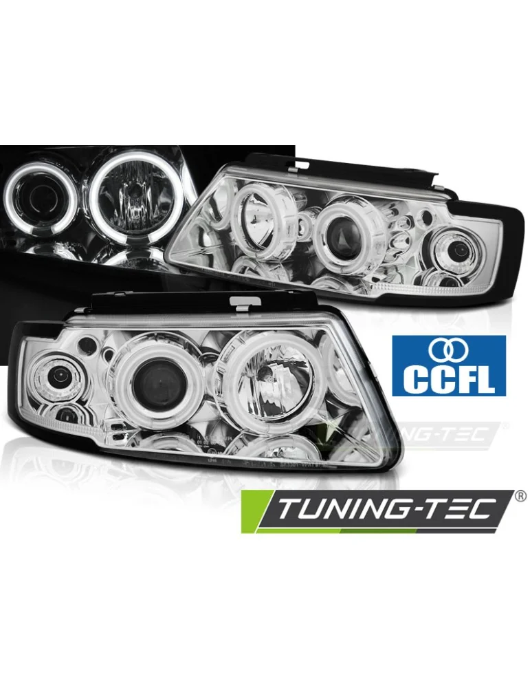 Phares chromés pour VW PASSAT B5 3B 11.96-08.00