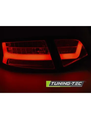 Feux arrière à LED noirs fumés pour AUDI A6 08-11 Berline