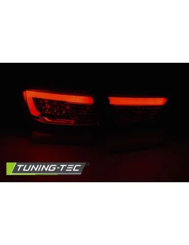 Feux arrière à LED rouges blancs pour RENAULT CLIO IV 13-16 berline à hayon