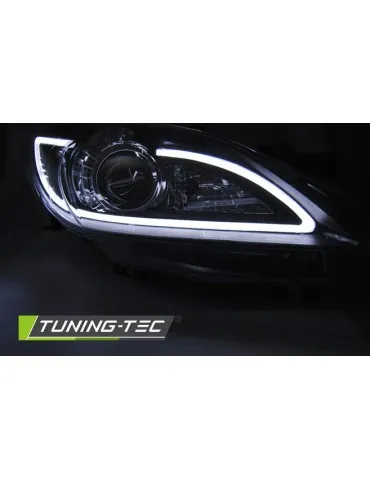 Phares à LED noirs pour MAZDA 3 09-10.13