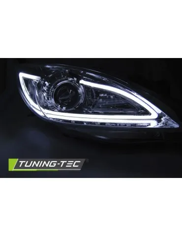 Phares à LED chromés pour MAZDA 3 09-10.13
