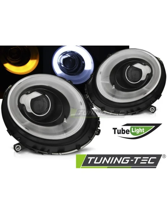 Phares à LED noirs pour BMW Mini Cooper (2006 - 2014)
