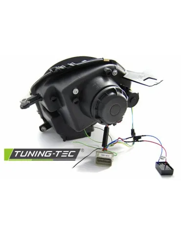 Phares à LED noirs pour BMW MINI COOPER 06-14