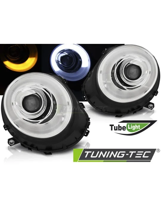 Phares à LED chromés pour BMW Mini Cooper (2006 - 2014)