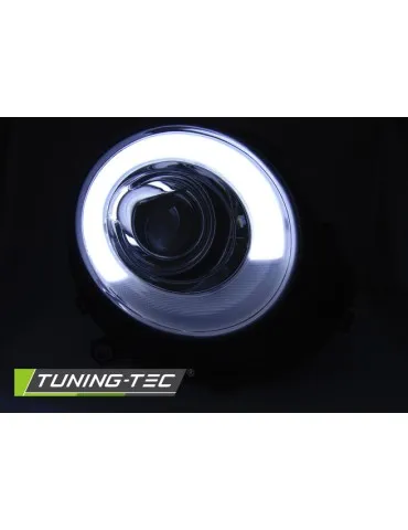 Phares à LED chromés pour BMW MINI COOPER 06-14