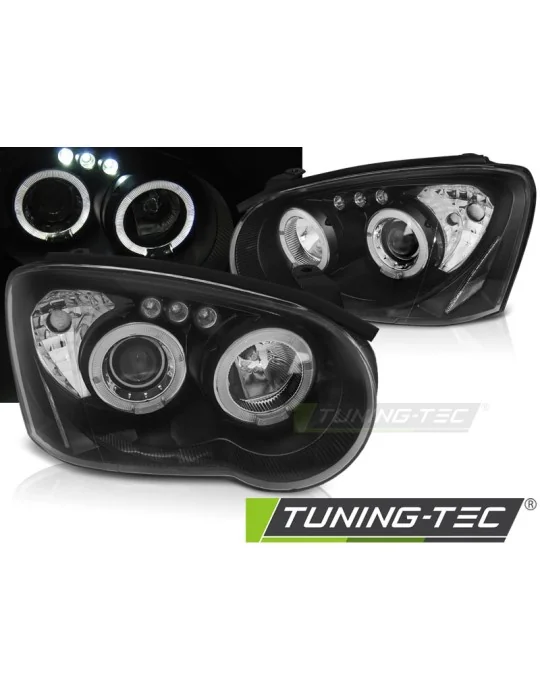 Phares noirs pour Subaru Impreza II GD (2003 - 2005)