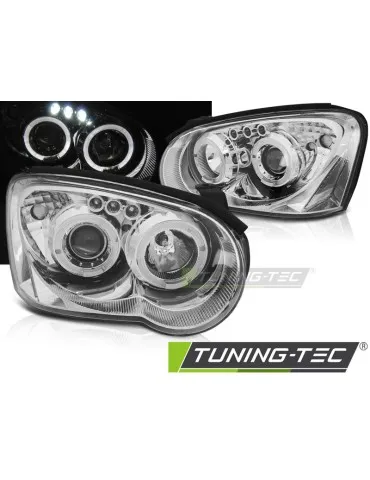 Phares chromés pour SUBARU IMPREZA II GD 03-05