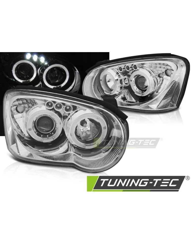 Phares chromés pour SUBARU IMPREZA II GD 03-05