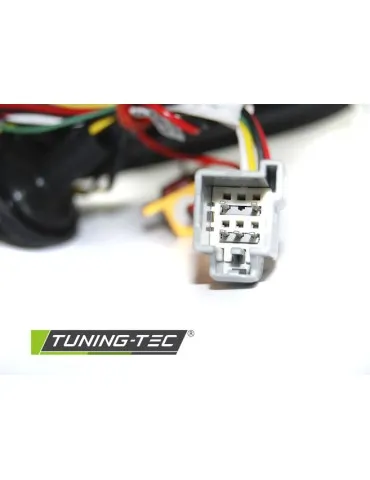 Feux arrière à LED chromés pour FORD FIESTA MK7 12-16 HB