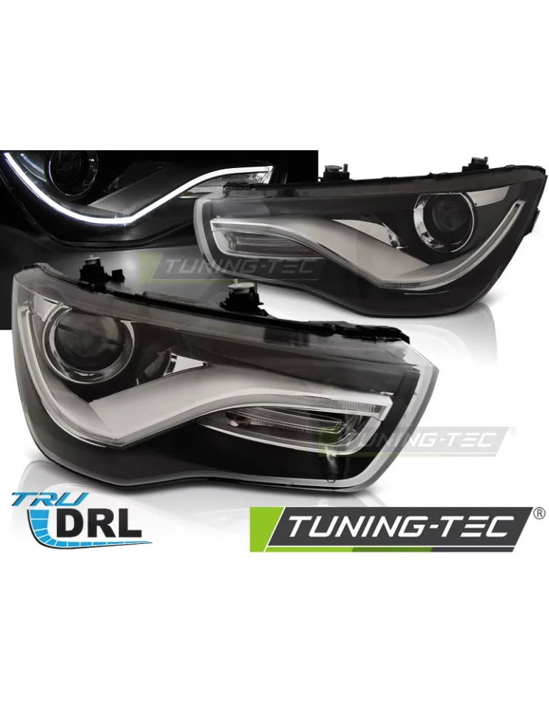Phares noirs pour AUDI A1 04.10-12.14