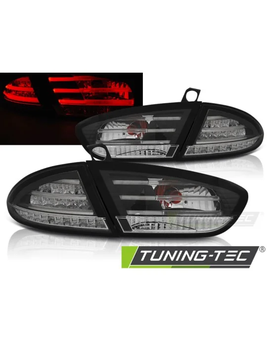 Feux arrière à LED noirs pour Seat Leon (2009 - 2012)