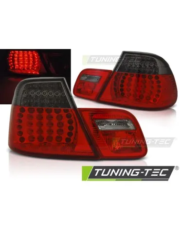 Feux arrière à LED fumés rouges pour BMW E46 04.03-06 Coupé