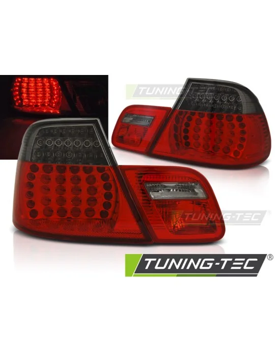 Feux arrière à LED fumés rouges pour BMW E46 Coupé (2003 - 2006)