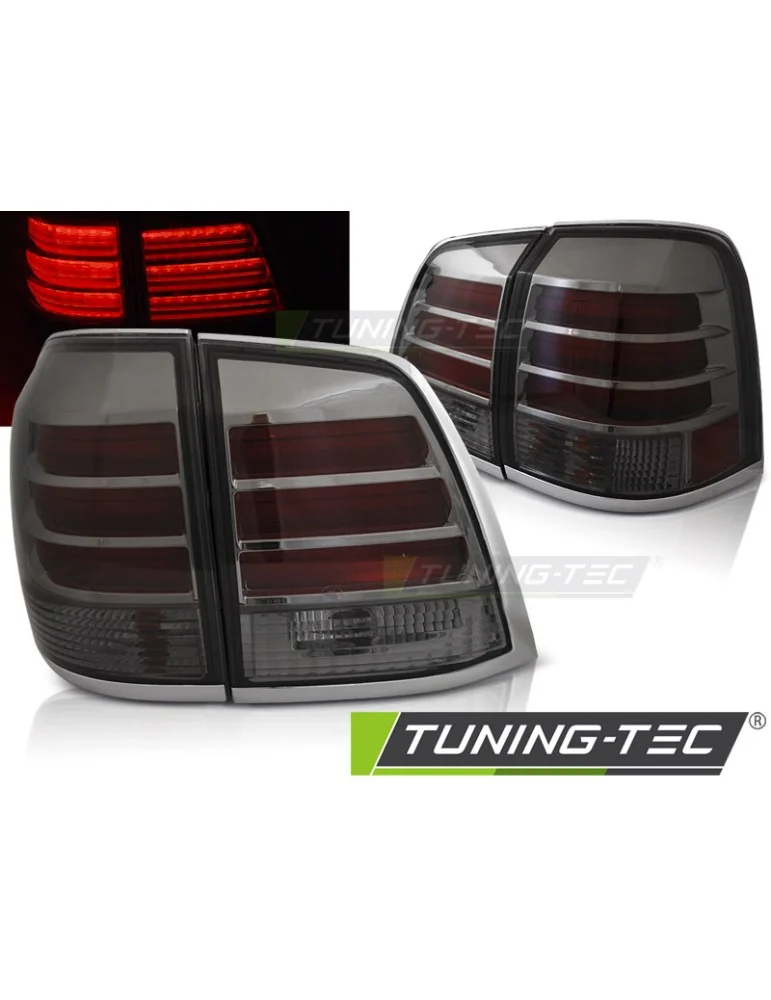 Feux arrière à LED fumés pour TOYOTA LAND CRUISER FJ200 07-15