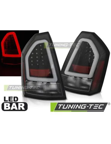 Feux arrière à LED noirs pour CHRYSLER 300C 05-08