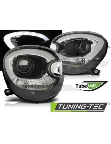 Phares à LED noirs pour BMW MINI COOPER R60 R61 COUNTRYMAN 10-16