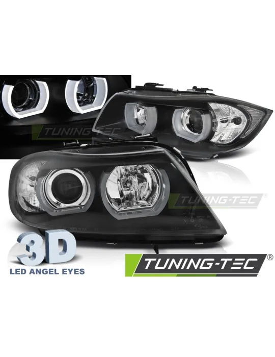 Phares à LED noirs pour BMW E90/E91 (à partir de 2005)
