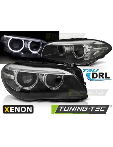 Phares au xénon noirs pour BMW F10 F11 10-07.13
