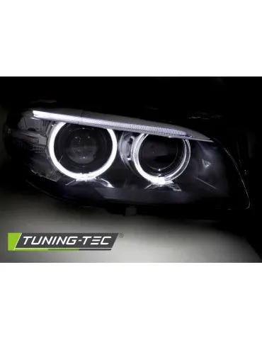 Phares au xénon noirs pour BMW F10 F11 10-07.13