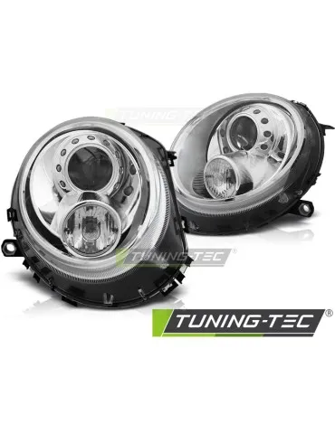 Phares chromés pour BMW MINI COOPER 06-14