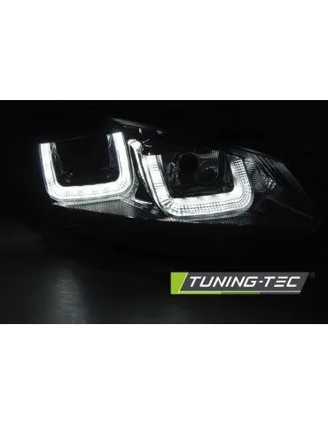 Phares à LED noirs pour VW GOLF 6 08-12