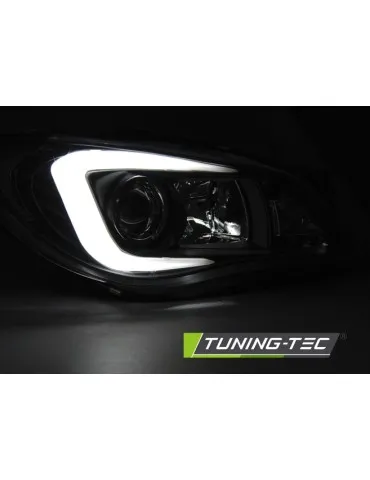 Phares à LED noirs pour SUBARU IMPREZA II GD 06-07