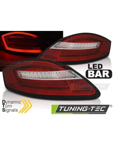 Feux arrière à LED rouges blancs pour PORSCHE BOXSTER 987 CAYMAN 05-08