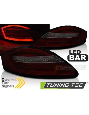 Feux arrière à LED fumés rouges pour PORSCHE BOXSTER 987 CAYMAN 05-08