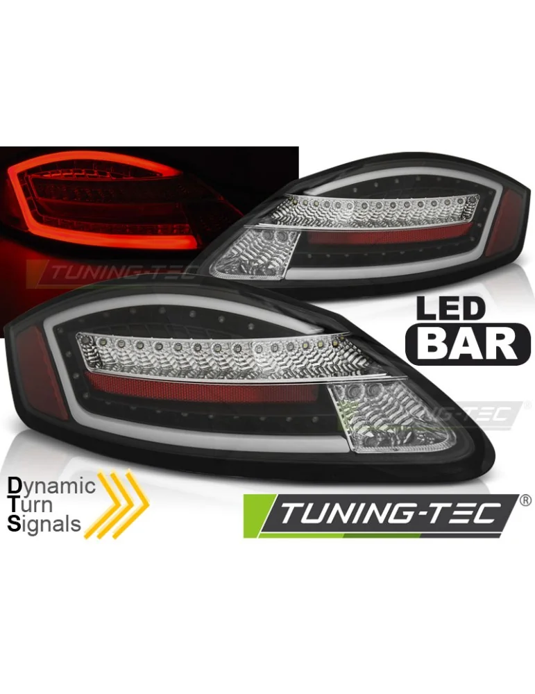 Feux arrière à LED noirs pour PORSCHE BOXSTER CAYMAN 987 05-08