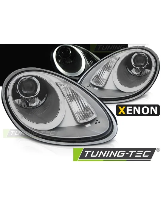 Phares au xénon pour Porsche Boxster Cayman 987 (2005 - 2008)