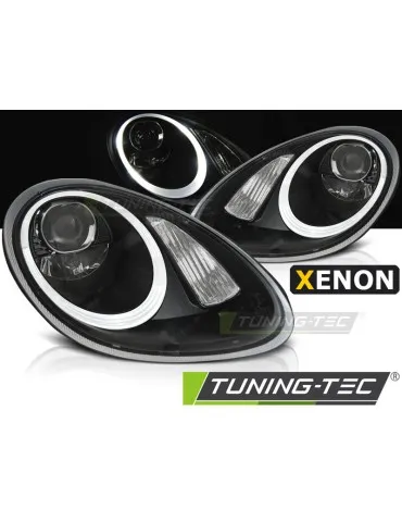 Phares au xénon noirs pour PORSCHE BOXSTER CAYMAN 987 05-08