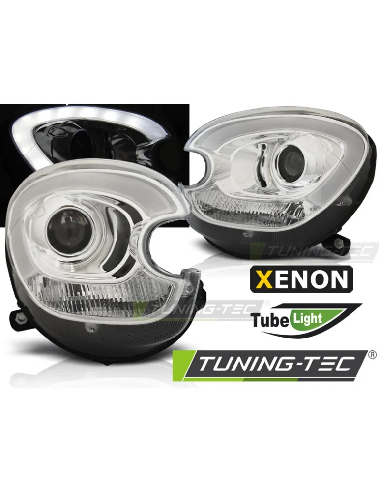 Phares au xénon chromés pour BMW MINI COOPER R60 R61 COUNTRYMAN 10-16
