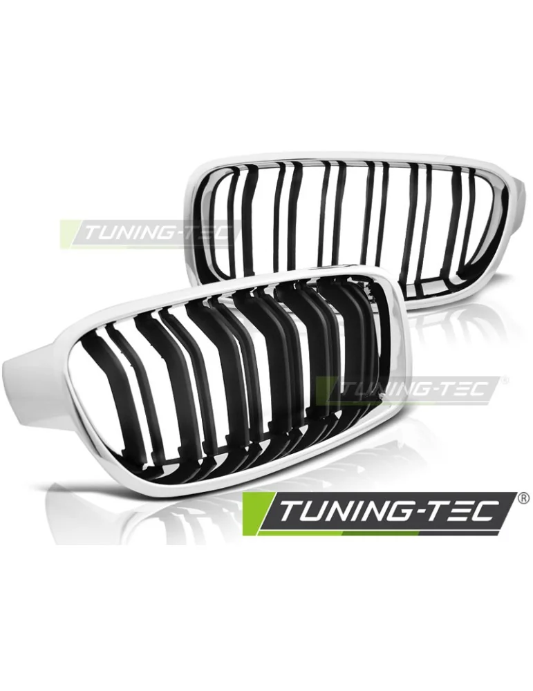 Calandre noire chromée pour BMW F30 F31 10.11