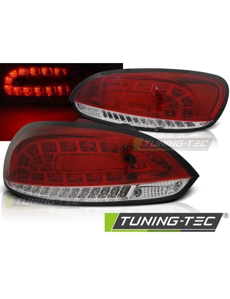 Feux arrière à LED rouges blancs pour VW SCIROCCO III 08-04.14