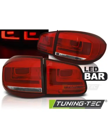 Feux arrière à LED rouges pour VW TIGUAN 07-07.11