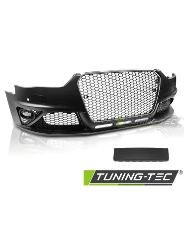 Pare-chocs avant noir chromé pour AUDI A4 B8 12-15
