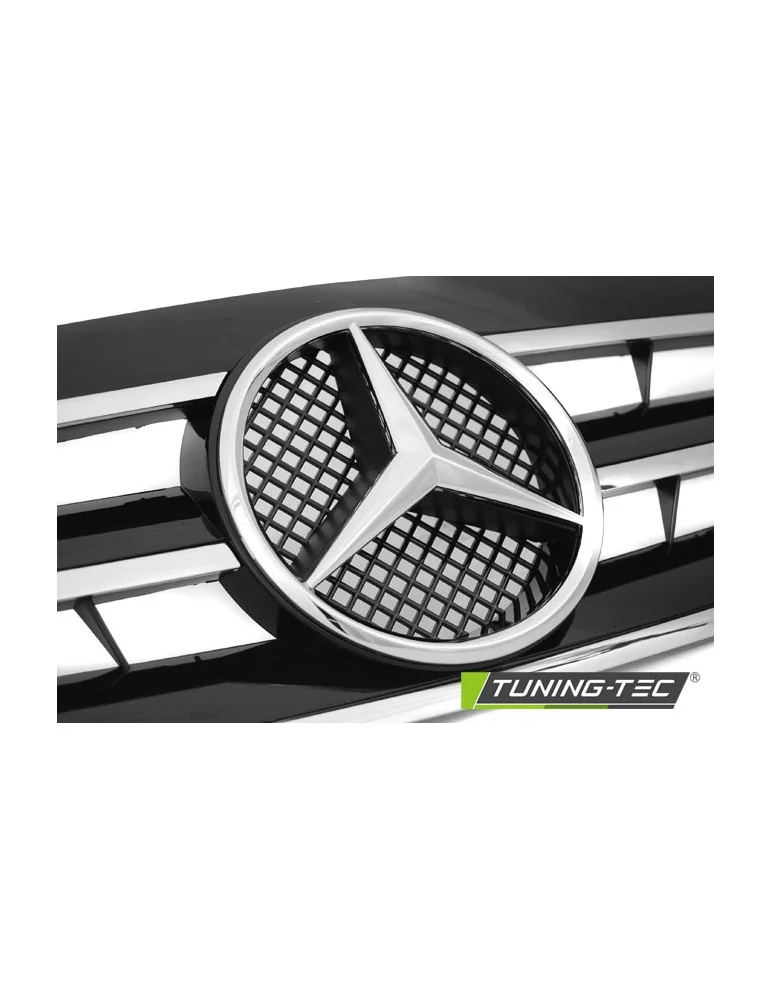Calandre noire chromée pour MERCEDES W203 00-07