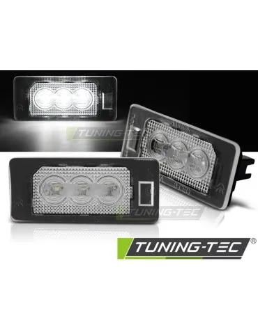 Éclairage de plaque à LED transparent pour BMW E90 F30 F32 E39 E60 F10 X3 X5 X6