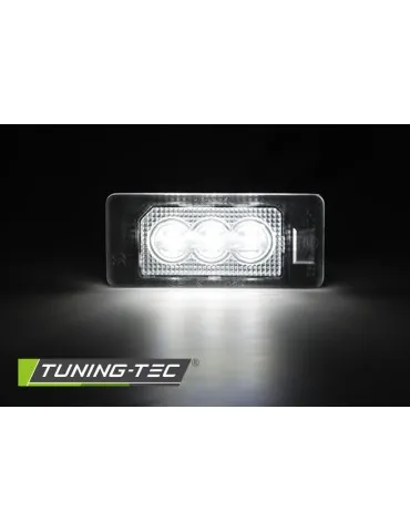 Éclairage de plaque à LED transparent pour BMW E90 F30 F32 E39 E60 F10 X3 X5 X6