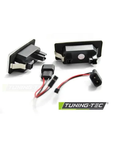 Éclairage de plaque à LED transparent pour BMW E90 F30 F32 E39 E60 F10 X3 X5 X6