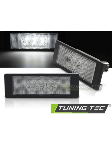 Éclairage de plaque à LED transparent pour BMW E63/E64/E81/E87/Z4/MINI