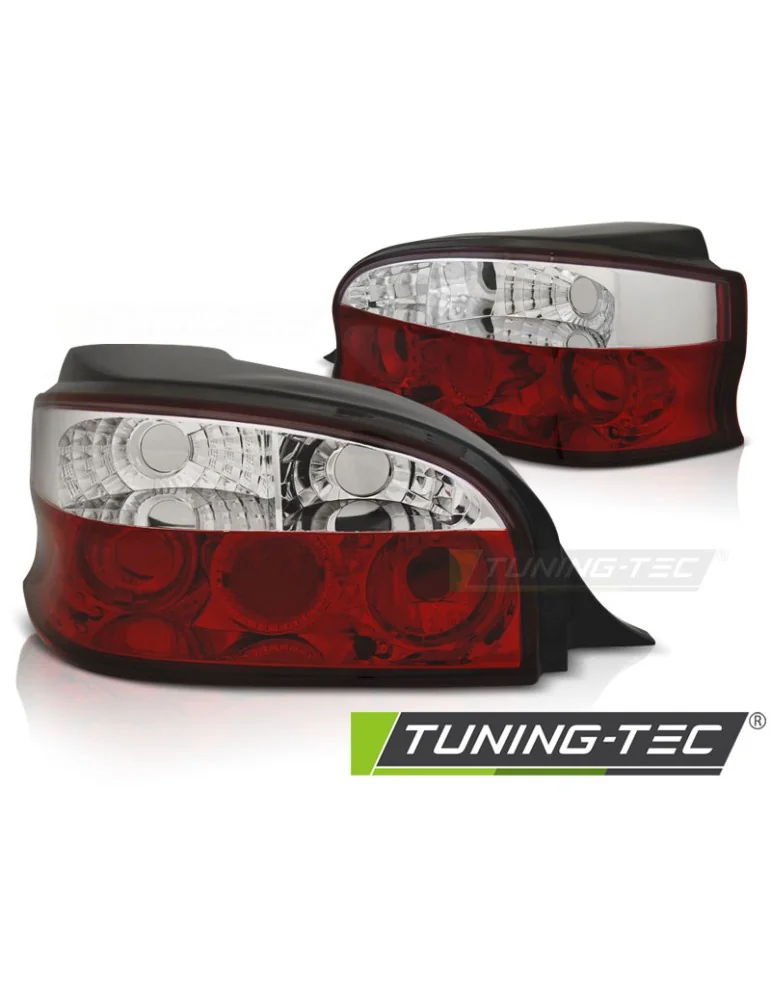 Feux arrière rouges blancs pour CITROEN SAXO 96-99