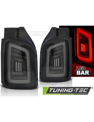 Feux arrière à LED noirs fumés blancs pour VW T5 04.03-09 10-15 TRANSPORTER