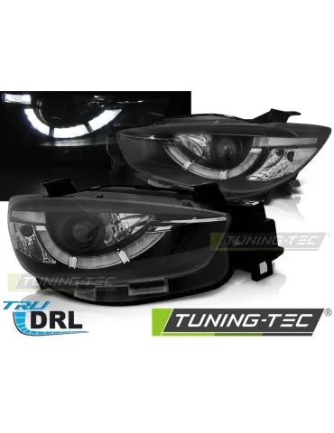 Phares noirs pour MAZDA CX5 11-15 TRUE