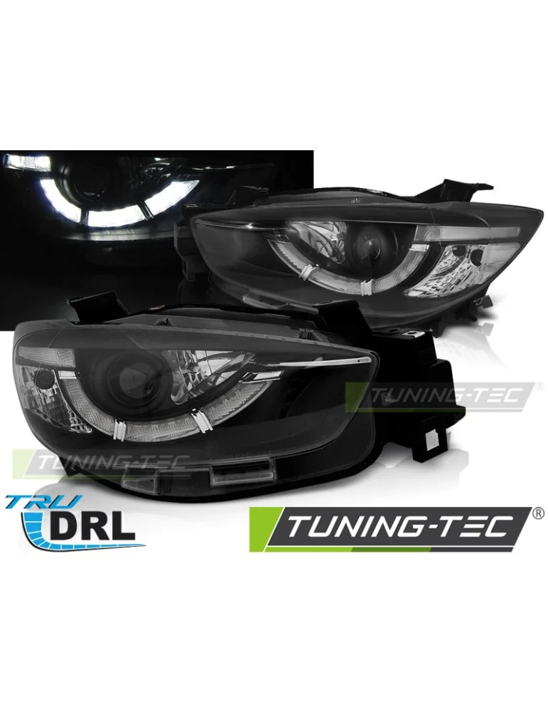 Phares noirs pour MAZDA CX5 11-15 TRUE