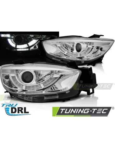 Phares chromés pour MAZDA CX5 11-15 TRUE
