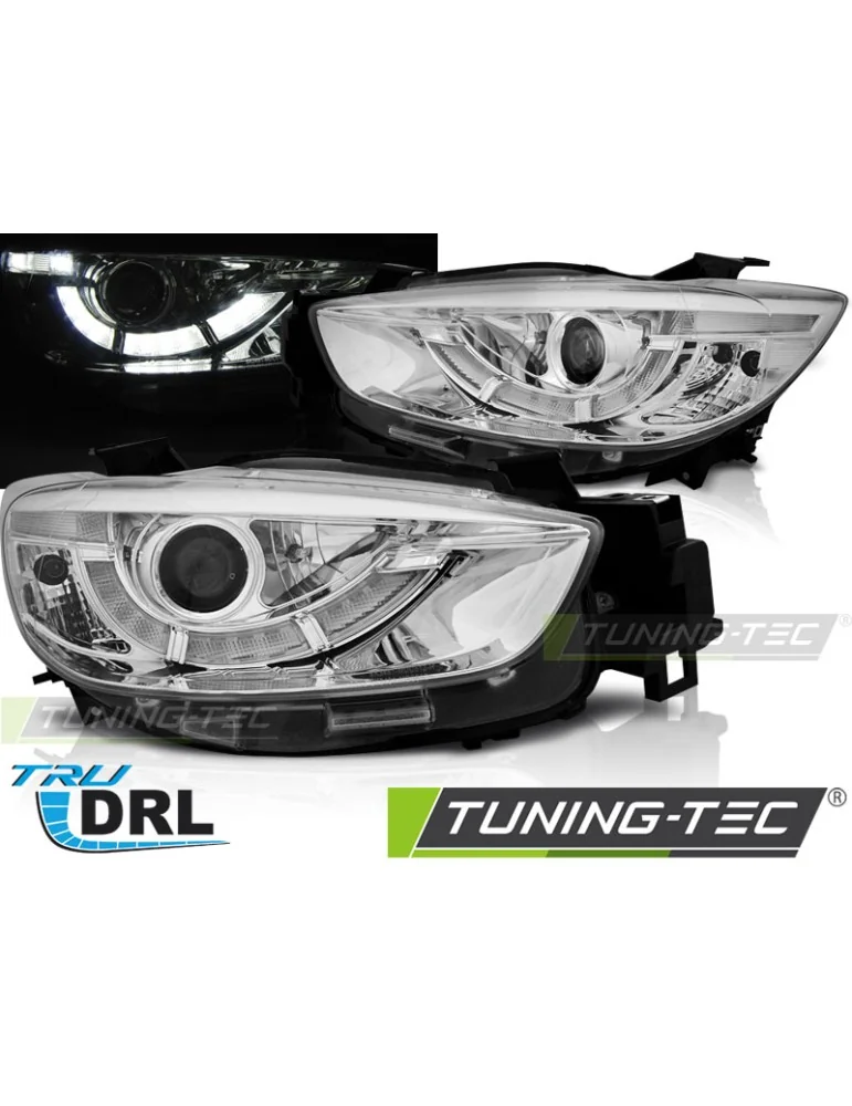Phares chromés pour MAZDA CX5 11-15 TRUE