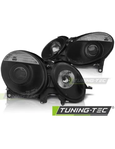 Phares noirs pour MERCEDES W211 E-KLASA 05.06-09