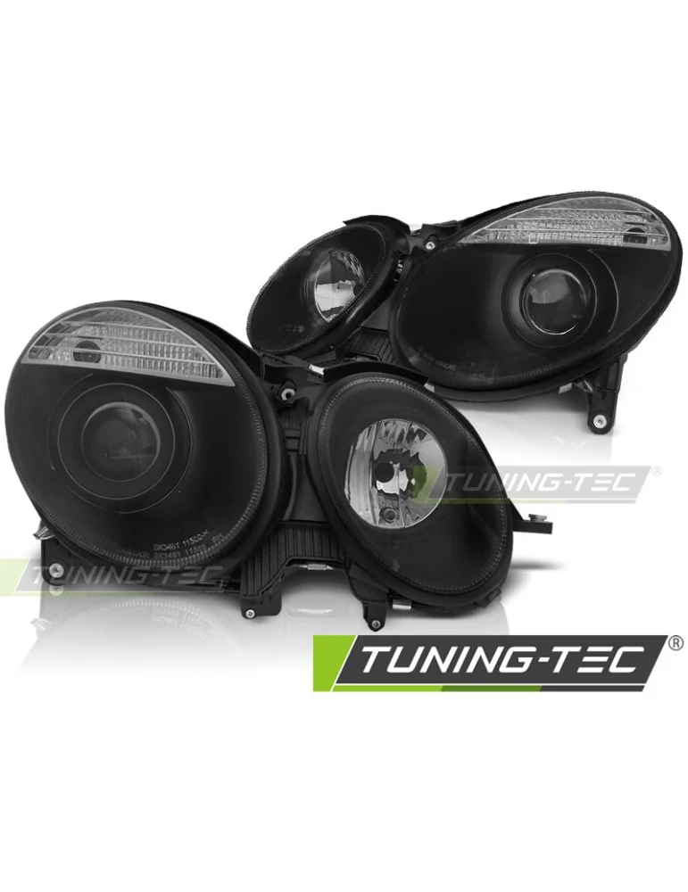 Phares noirs pour MERCEDES W211 E-KLASA 05.06-09
